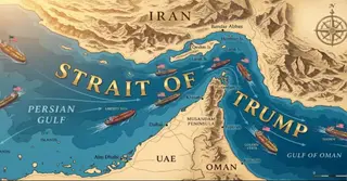 হরমুজ প্রণালির নাম বদলে ‘স্ট্রেইট অব ট্রাম্প’; সামাজিক যোগাযোগমাধ্যমে বিতর্ক